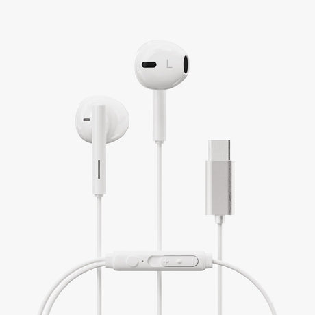 X2O Trådade Hörlurar USB-C Capsule 1.2m Vit