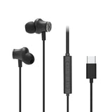 X2O Trådade Hörlurar USB-C Silicone In-Ear ANC 1.2m Svart