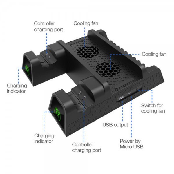 Dobe Xbox One X/S Dockningsstation Multifunktion