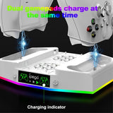 Ipega Xbox Series S Dockningsstation med fläkt och headset-hållare