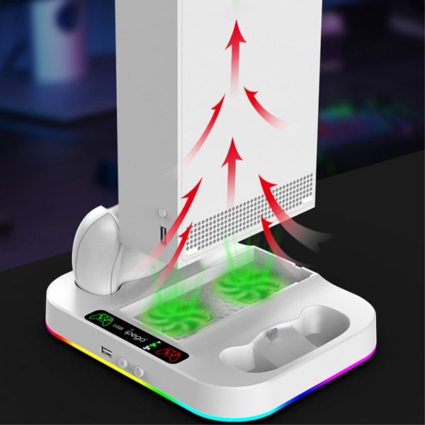 Ipega Xbox Series S Dockningsstation med Fläkt RGB