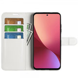 Xiaomi 12/12X Fodral Litchi Vit