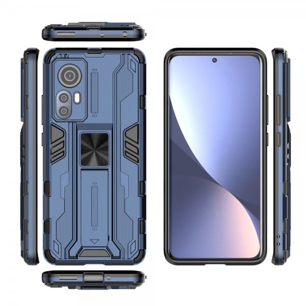 Xiaomi 12/12X Skal Stativfunktion Blå