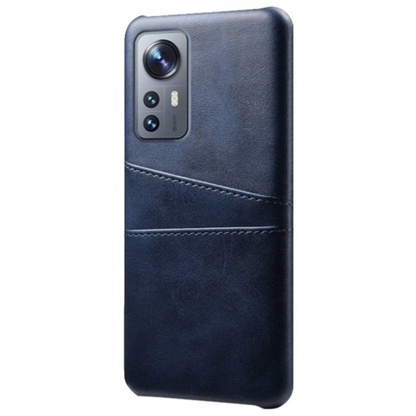 Xiaomi 12 Pro Skal med två Kortfack Blå
