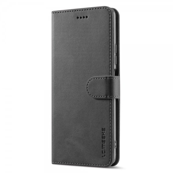 Lc.Imeeke Xiaomi 12T/12T Pro Fodral med Kortfack Stativfunktion Svart