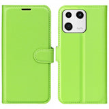 Xiaomi 13 Fodral Litchi Grön