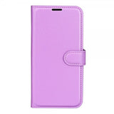 Xiaomi 13 Fodral Litchi Lila