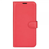 Xiaomi 13 Fodral Litchi Röd