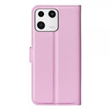 Xiaomi 13 Fodral Litchi Rosa