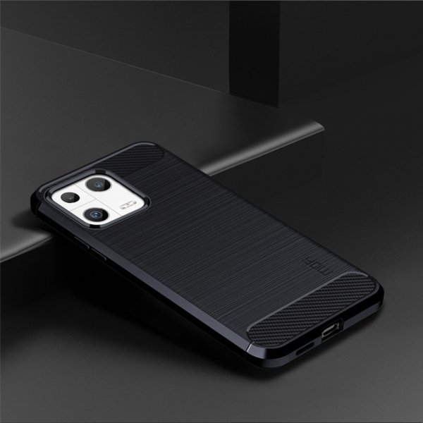 Mofi Xiaomi 13 Skal Borstad Kolfibertextur Blå