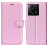 Xiaomi 13T/13T Pro Fodral Litchi Rosa