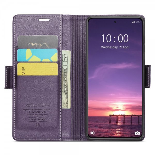 CaseMe Xiaomi 14 Fodral 023 Series Lila