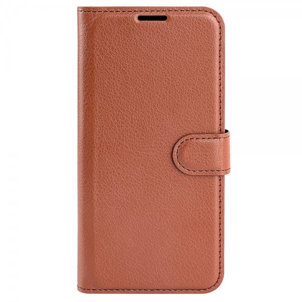 Xiaomi 14 Fodral Litchi Brun