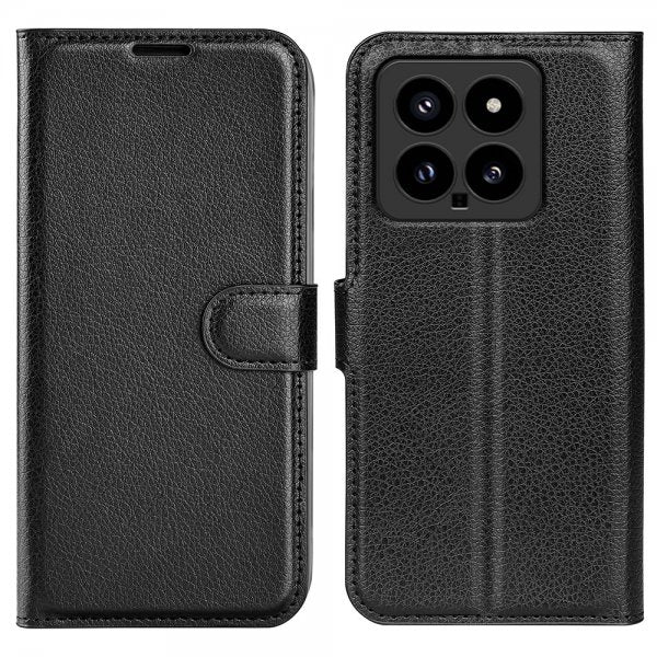 Xiaomi 14 Fodral Litchi Svart