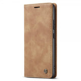 CaseMe Xiaomi 14 Fodral Retro Flip Brun