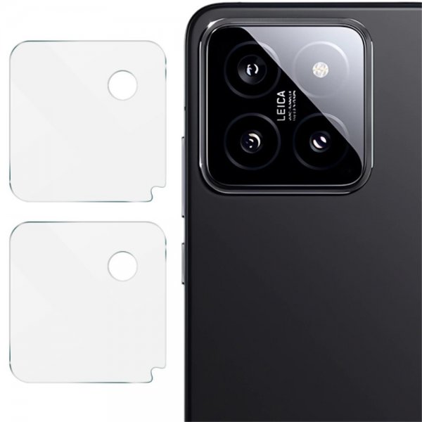 Imak Xiaomi 14 Kameraskydd i Härdat Glas 2-pack