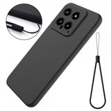 Xiaomi 14 Skal med Strap Silikon Svart