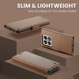 CaseMe Xiaomi 14T Fodral 023 Series Brun
