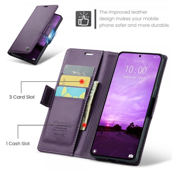 CaseMe Xiaomi 14T Fodral 023 Series Lila