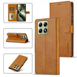 Lc.Imeeke Xiaomi 14T Fodral med Kortfack Stativfunktion Ljusbrun