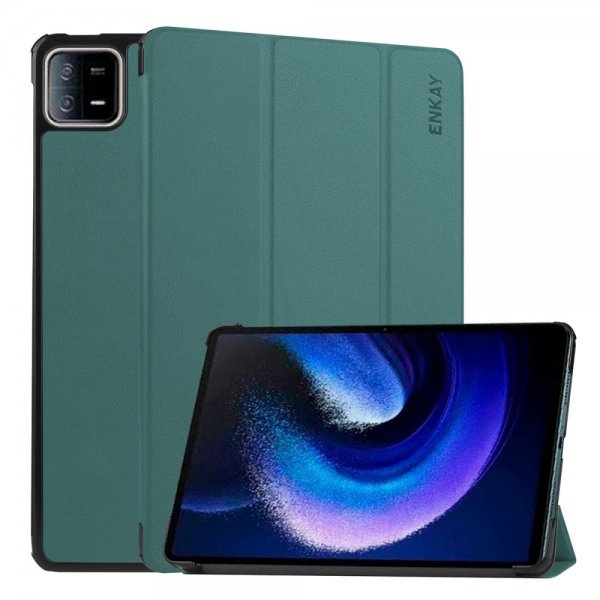 Enkay Xiaomi Pad 6 Fodral Trifold Grön