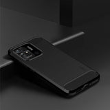 Mofi Xiaomi Redmi 10C Skal Borstad Kolfibertextur Svart