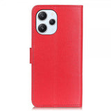 Xiaomi Redmi 12 Fodral Litchi Röd