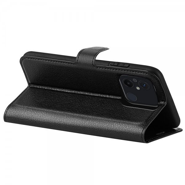 Xiaomi Redmi 12C Fodral Litchi Svart
