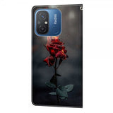 Xiaomi Redmi 12C Fodral Motiv Brinnande Ros