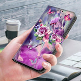 Xiaomi Redmi 12C Fodral Motiv Fjärilar och Blommor