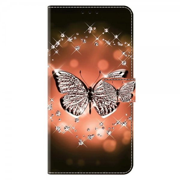 Xiaomi Redmi 12C Fodral Motiv Kristallfjäril