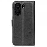 Xiaomi Redmi 13C Fodral Litchi Svart