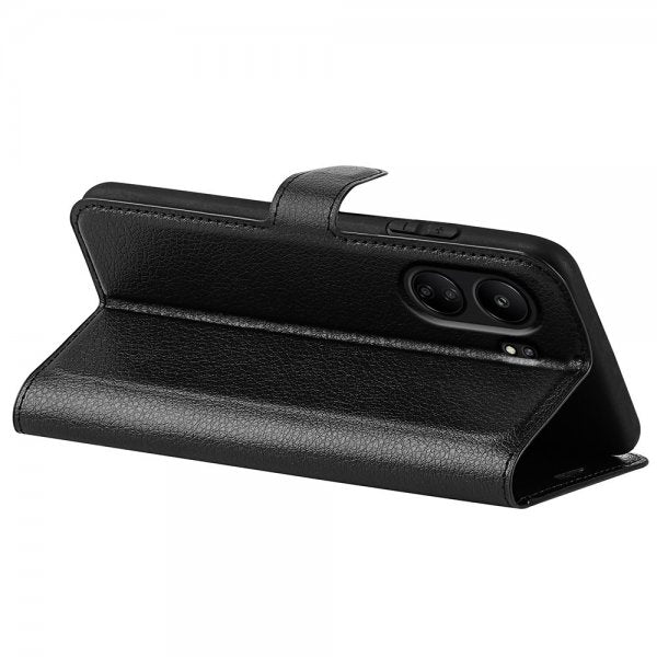 Xiaomi Redmi 13C Fodral Litchi Svart