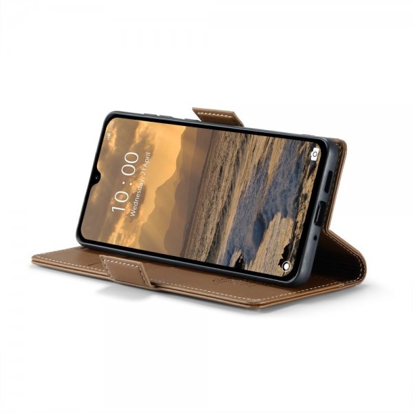 CaseMe Xiaomi Redmi 14C Fodral 023 Series Brun