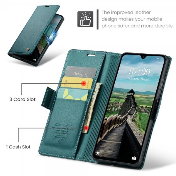 CaseMe Xiaomi Redmi 14C Fodral 023 Series Grön