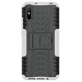 Xiaomi Redmi 9A Skal Däckmönster Stativfunktion Vit