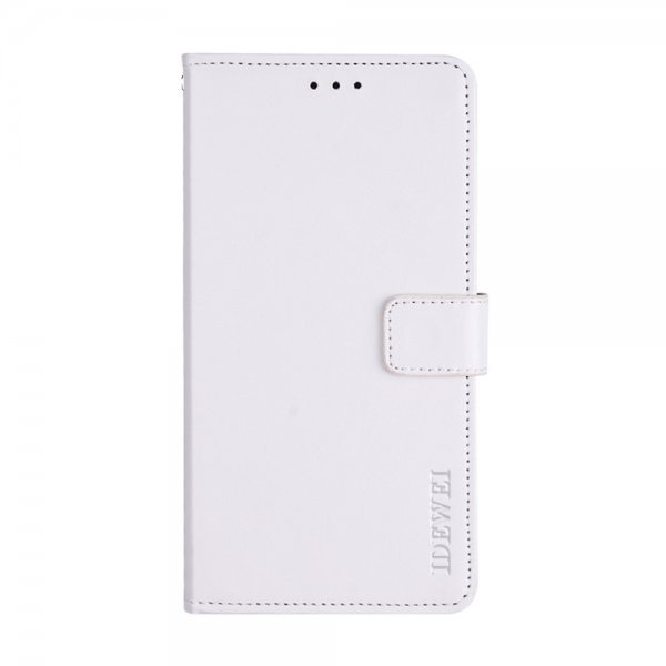 Xiaomi Redmi 9T Fodral Lädertextur Vit