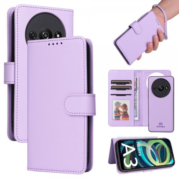 Betopnice Xiaomi Redmi A3 Fodral med Löstagbart Skal 005 Lila
