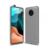 Mofi Xiaomi Redmi K30 Pro Skal Borstad Kolfibertextur Grå