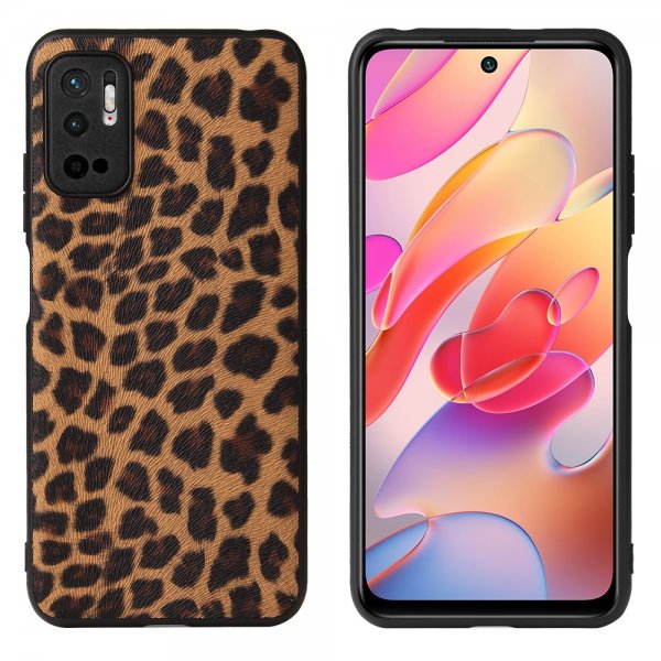 Xiaomi Redmi Note 10 5G Skal Hårdplast Leopardmönster