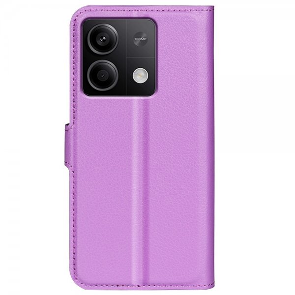 Xiaomi Redmi Note 13 5G Fodral Litchi Lila