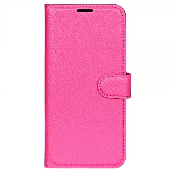 Xiaomi Redmi Note 13 5G Fodral Litchi Magenta