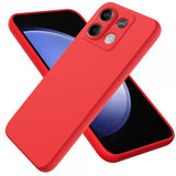 Xiaomi Redmi Note 13 5G Skal med Strap Silikon Röd