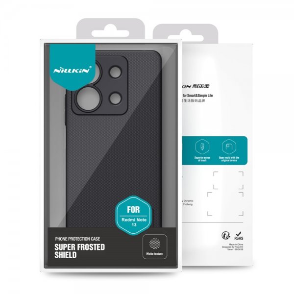 Nillkin Xiaomi Redmi Note 13 5G Skal Super Frosted Shield Svart