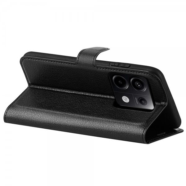 Xiaomi Redmi Note 13 Pro 5G Fodral Litchi Svart
