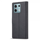Lc.Imeeke Xiaomi Redmi Note 13 Pro 5G Fodral med Kortfack Stativfunktion Svart