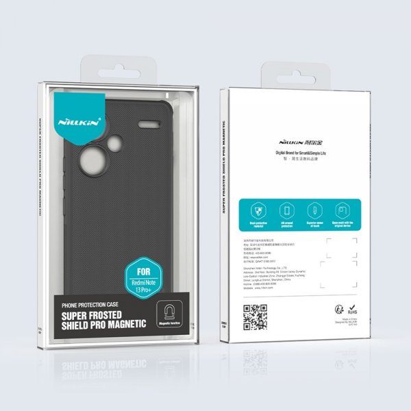 Nillkin Xiaomi Redmi Note 13 Pro Plus 5G Skal Super Frosted Shield Pro MagSafe Svart