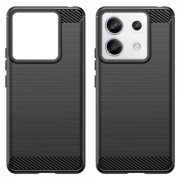 Xiaomi Redmi Note 13 Pro 5G Skal Borstad Kolfibertextur Svart