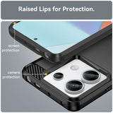 Xiaomi Redmi Note 13 Pro 5G Skal Borstad Kolfibertextur Svart