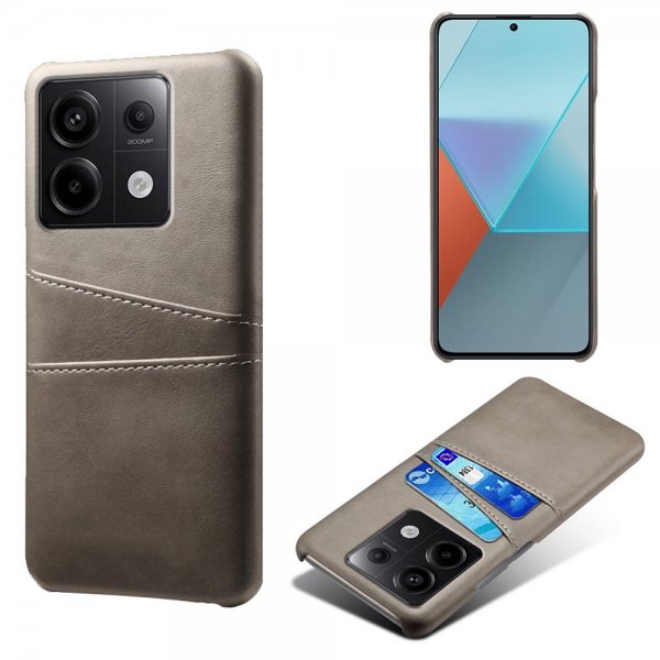Xiaomi Redmi Note 13 Pro 5G Skal med två Kortfack Grå